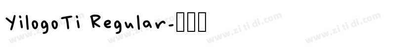 YilogoTi Regular字体转换